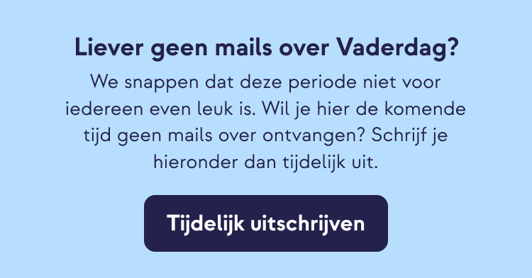 uitschrijven voor vaderdag
